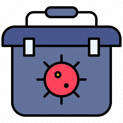 Box, case, kit, medical, medicine, virus icon - Download on Iconfinder