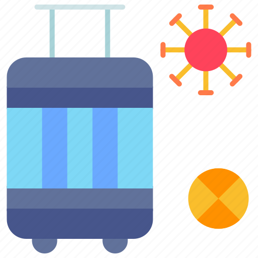 Banned, luggage, suitcase, travel icon - Download on Iconfinder