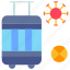 banned, luggage, suitcase, travel 