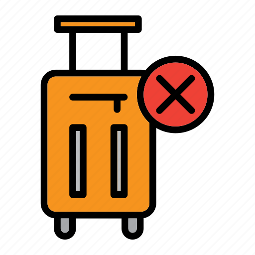 Corona, epidemic, covid19, cancel, no, no travelling, travelling icon - Download on Iconfinder