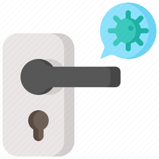 Door, hand, pandemic, virus, handle, prevention, coronavirus icon - Download on Iconfinder