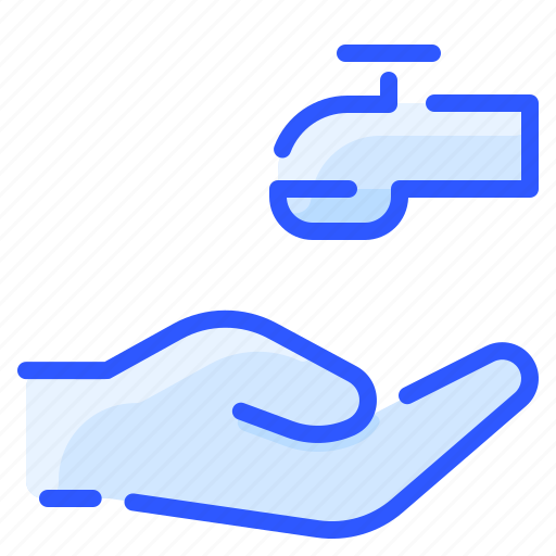Clean, faucet, hand, hygiene, wash icon - Download on Iconfinder