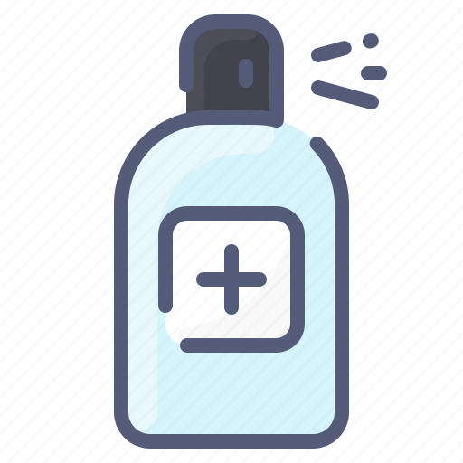 Antispetic, bottle, clean, hygiene, spray icon - Download on Iconfinder