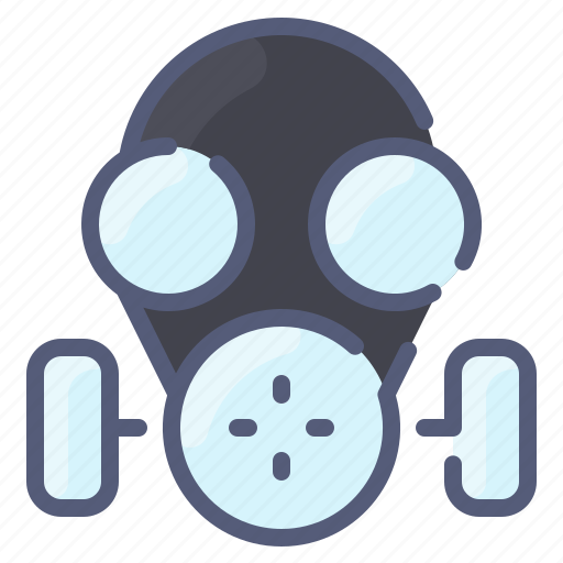 Gas, mask, nuclear, pollution, toxic icon - Download on Iconfinder