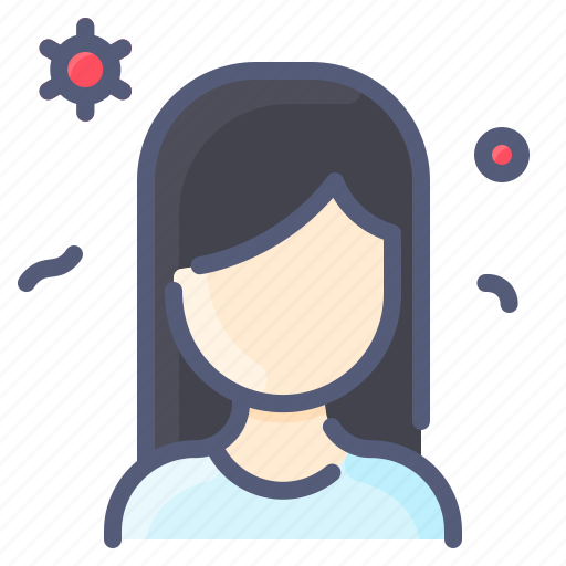 Bacteria, people, virus, woman icon - Download on Iconfinder