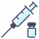 antibiotic, injection, medicine, syringe, vaccine
