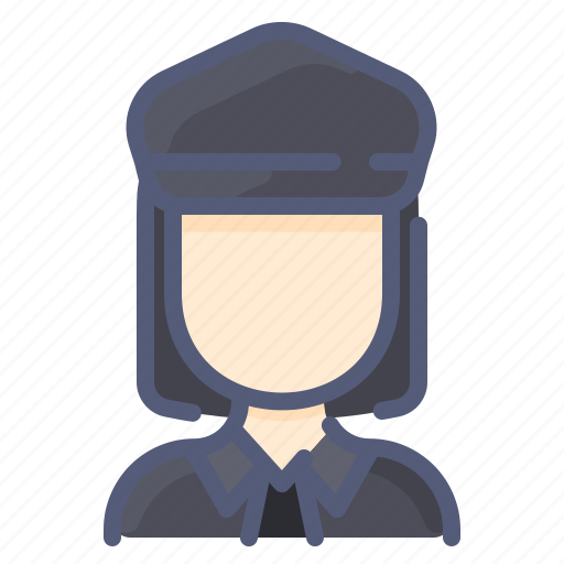 Job, officer, people, police, woman icon - Download on Iconfinder