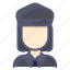 job, officer, people, police, woman 