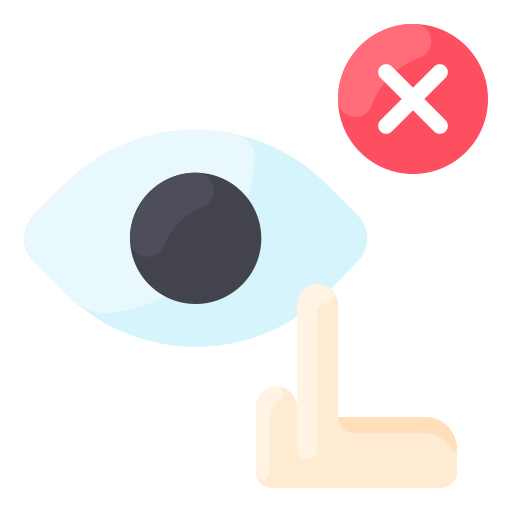 Avoid, eye, hand, not, touch icon - Free download