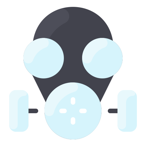Gas, mask, nuclear, pollution, toxic icon - Free download