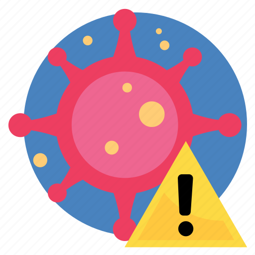 Caution, corona, coronavirus, covid19, danger, virus, warning icon - Download on Iconfinder