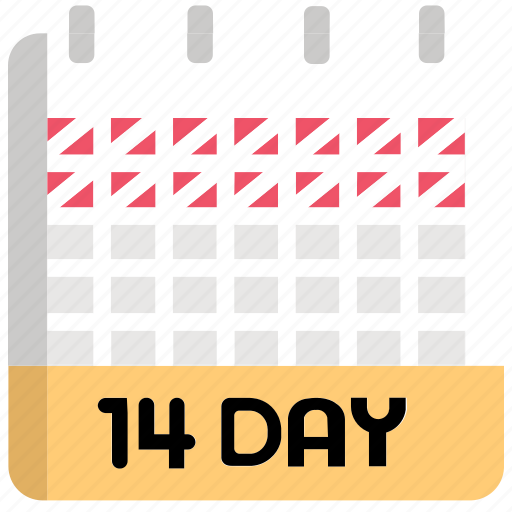 14days, calendar, coronavirus, covid19, days, quarantine, work from home icon - Download on Iconfinder