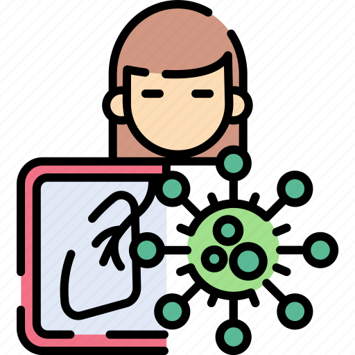 Infection, ct scan lungs, lungs infection icon - Download on Iconfinder