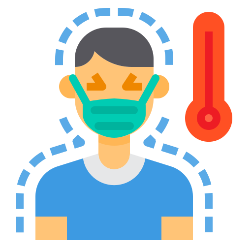 Cold, coronavirus, fever, sick, temperature icon - Free download