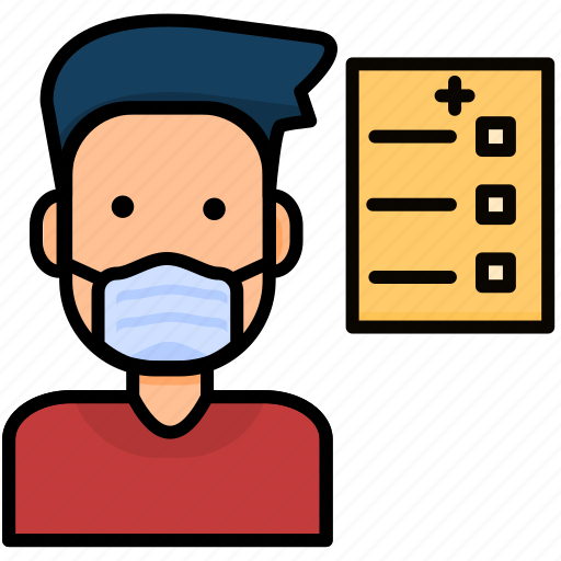 Boy, man, medical, record icon - Download on Iconfinder