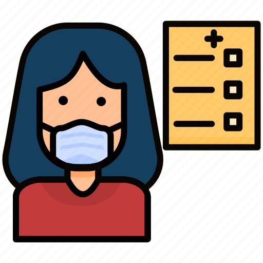 Girl, medical, record, woman icon - Download on Iconfinder