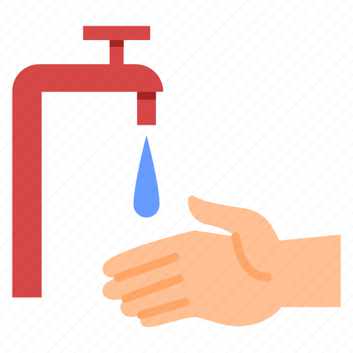 Hand, hygene, wash, water icon - Download on Iconfinder