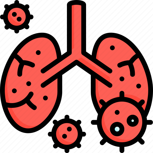 Epidemic, infection, lung, pneumonia, virus icon - Download on Iconfinder