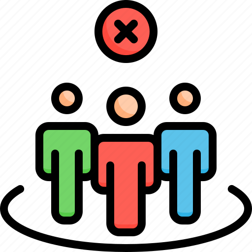 Avoid crowds, epidemic prevention, people, virus, virus transmission icon - Download on Iconfinder