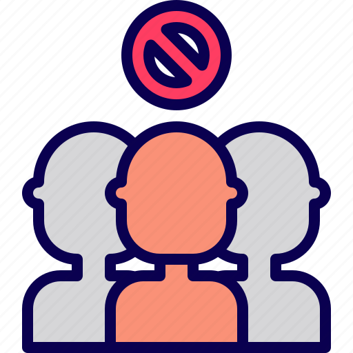 Avoid, contact, direct, healthcare, prevention icon - Download on Iconfinder