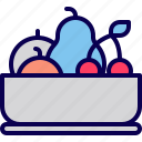 basket, food, fruits, vegetables, vitamin