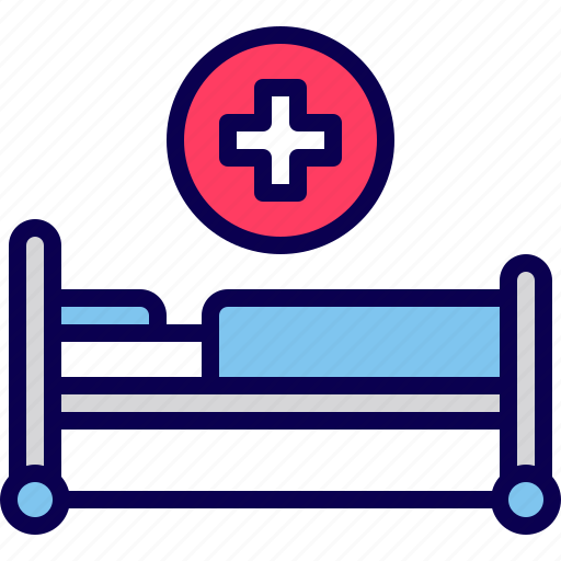 Bed, emergency, hospital, medical icon - Download on Iconfinder