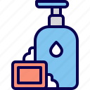 bottle, cleaning, liquid, soap, toiletries