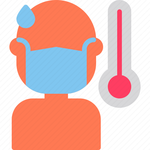 Cold, fever, sick, temperature, thermometer icon - Download on Iconfinder