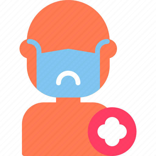 Avatar, corona, coronavirus, mask, patient, positive icon - Download on Iconfinder