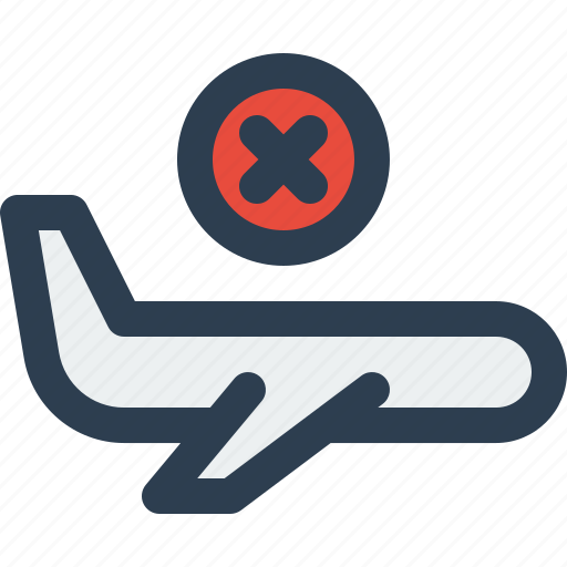 No travel, no flight icon - Download on Iconfinder