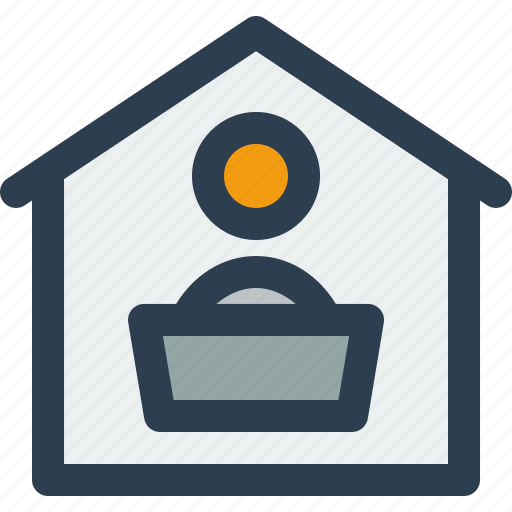 Work from home, wfh, school from home, learn from home icon - Download on Iconfinder