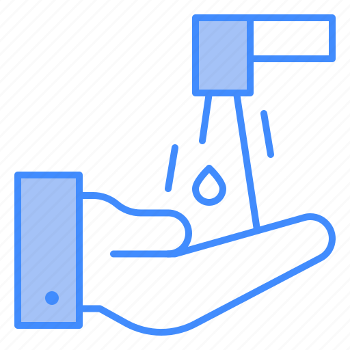 Handwash, clean, water, soap, disinfect icon - Download on Iconfinder
