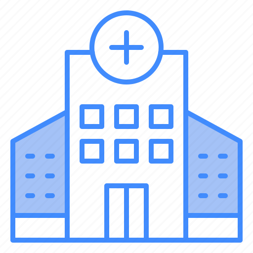 Hospital, building, health, clinic, medical, hospitalization icon - Download on Iconfinder