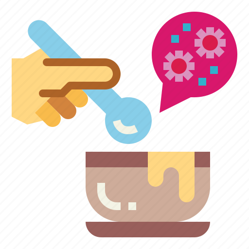 Contaminated, corona, covid, eating, soup, virus icon - Download on Iconfinder