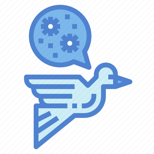 Animal, bird, corona, covid, infected, virus icon - Download on Iconfinder