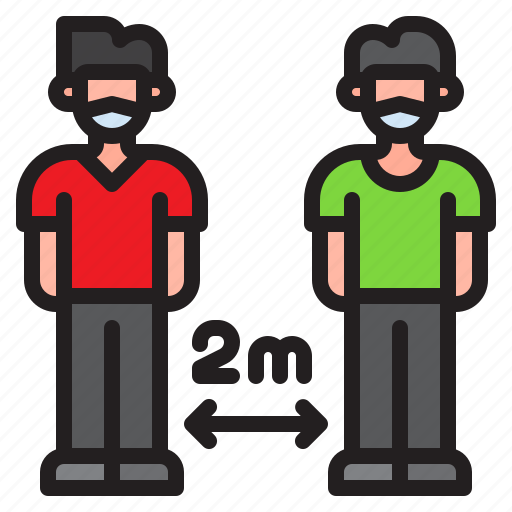 Distance, people, virus, protection, covid19 icon - Download on Iconfinder