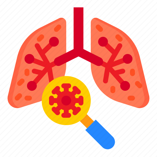 Check, infect, lungs, covid19, coronavirus icon - Download on Iconfinder