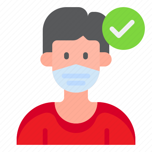 Man, facemask, covid19, coronavirus, male icon - Download on Iconfinder
