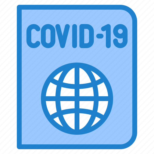 Passport, coronavirus, covid19, vaccine, medical icon - Download on Iconfinder