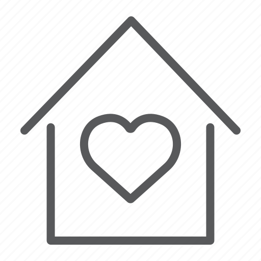 Coronavirus, covid-19, heart, home, house, quarantine, stay icon - Download on Iconfinder