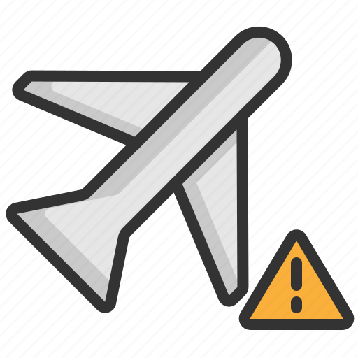 Airplane, attention, corona, coronavirus, flight, virus, warning icon - Download on Iconfinder