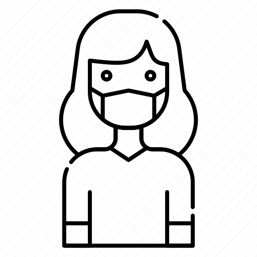 Avatar, coronavirus, girl, mask, woman icon - Download on Iconfinder