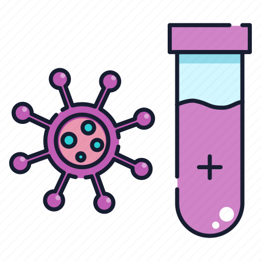 Coronavirus, lab, positive, result, test icon - Download on Iconfinder