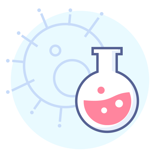 Coronavirus, flask, laboratory, test icon - Free download