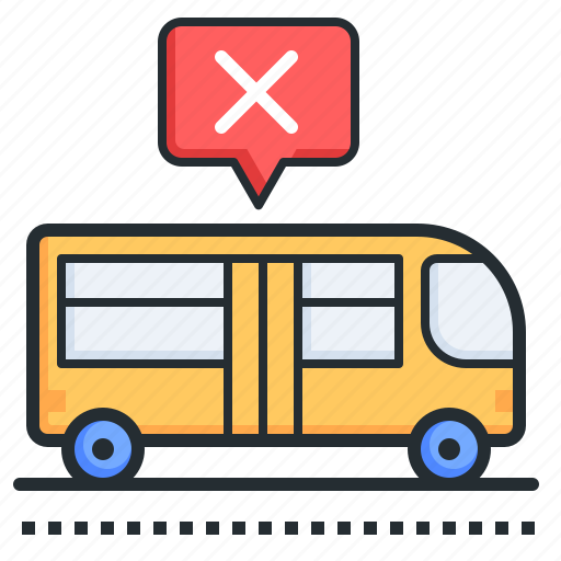 Transport, bus, coronavirus, avoid public icon - Download on Iconfinder