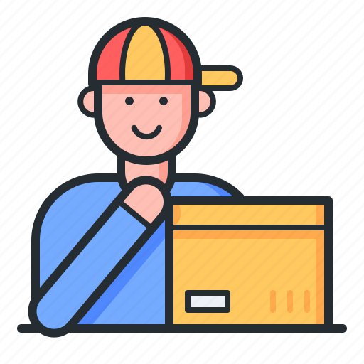 Delivery, courier, parcel, pandemic icon - Download on Iconfinder