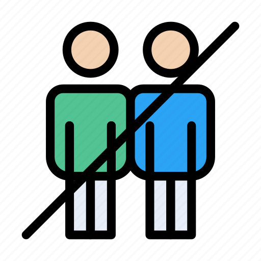 Covid, group, notallowed, restricted, together icon - Download on Iconfinder