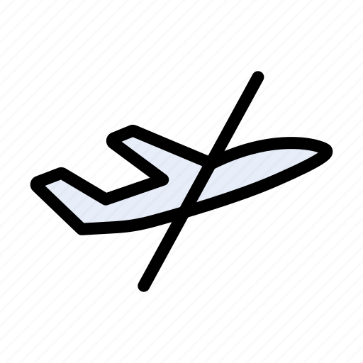 Covid, flight, notallowed, restricted, travel icon - Download on Iconfinder
