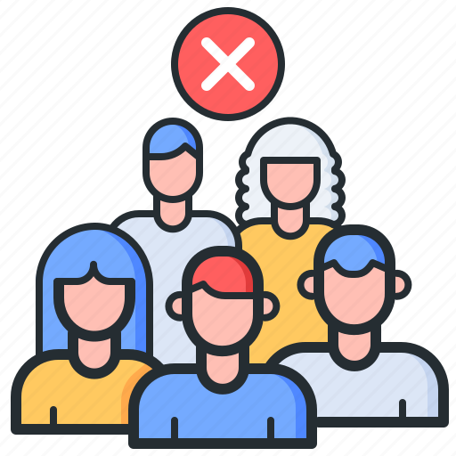 Covid, virus, people, avoid public places icon - Download on Iconfinder