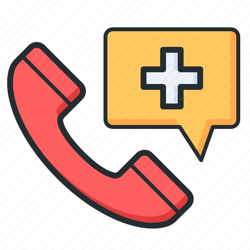 Telephone, helpline, call a doctor, medical assistance icon - Download on Iconfinder